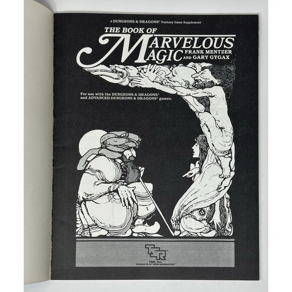 The Book of Marvelous Magic Dungeons & Dragons D&D AC4 1985 TSR #9116 - Picture 3 of 11